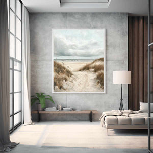 Beach Path IV Canvas Painting 