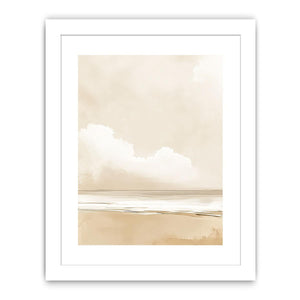 Minimalist Beach Canvas Painting 
