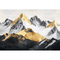 Mountain Range Oil Painting 