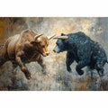 Battle Oil Painting 