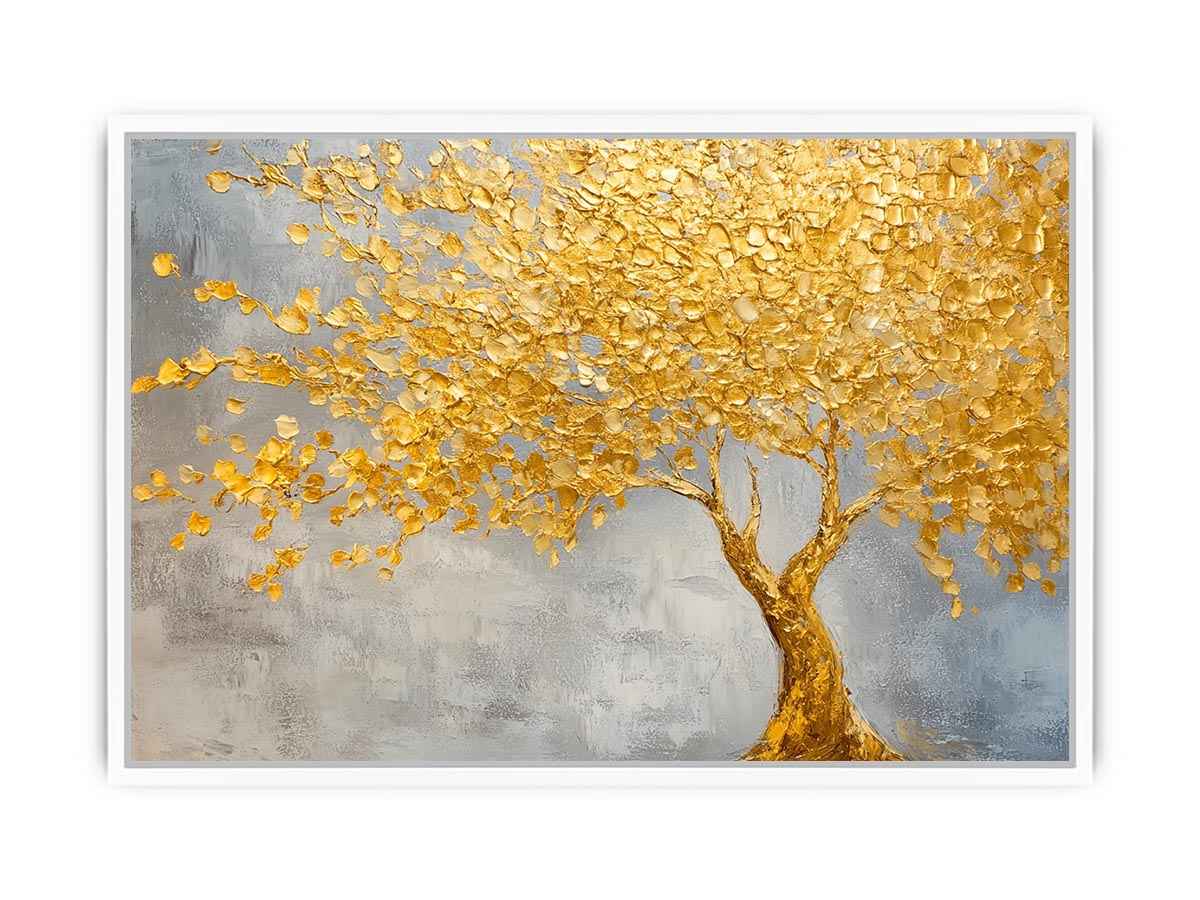 Golden Tree II Canvas Painting 