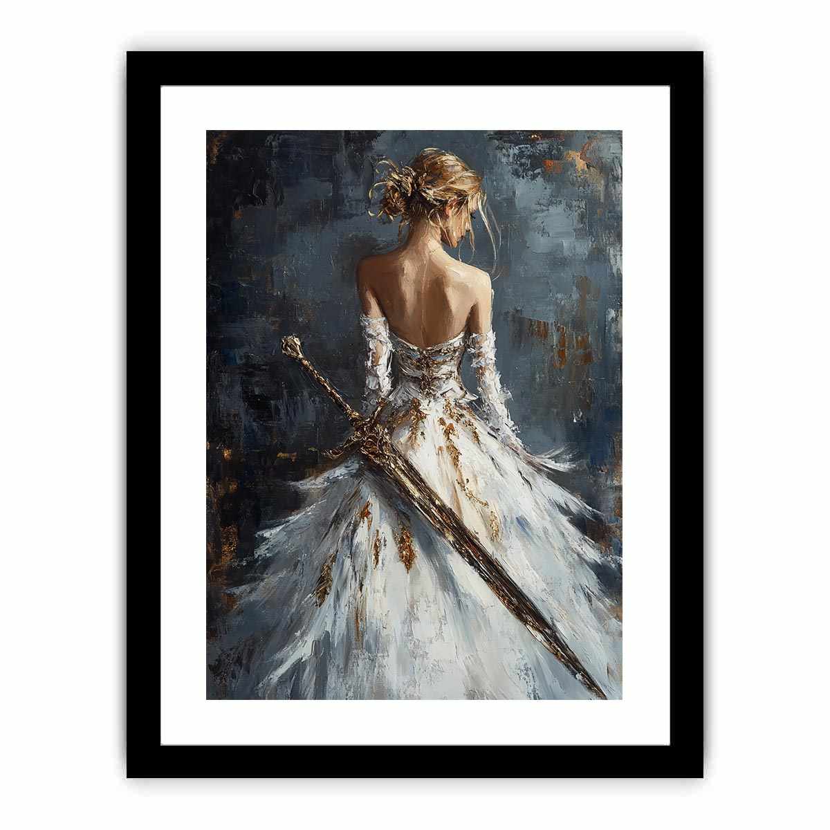 Lady Justice Canvas Painting 