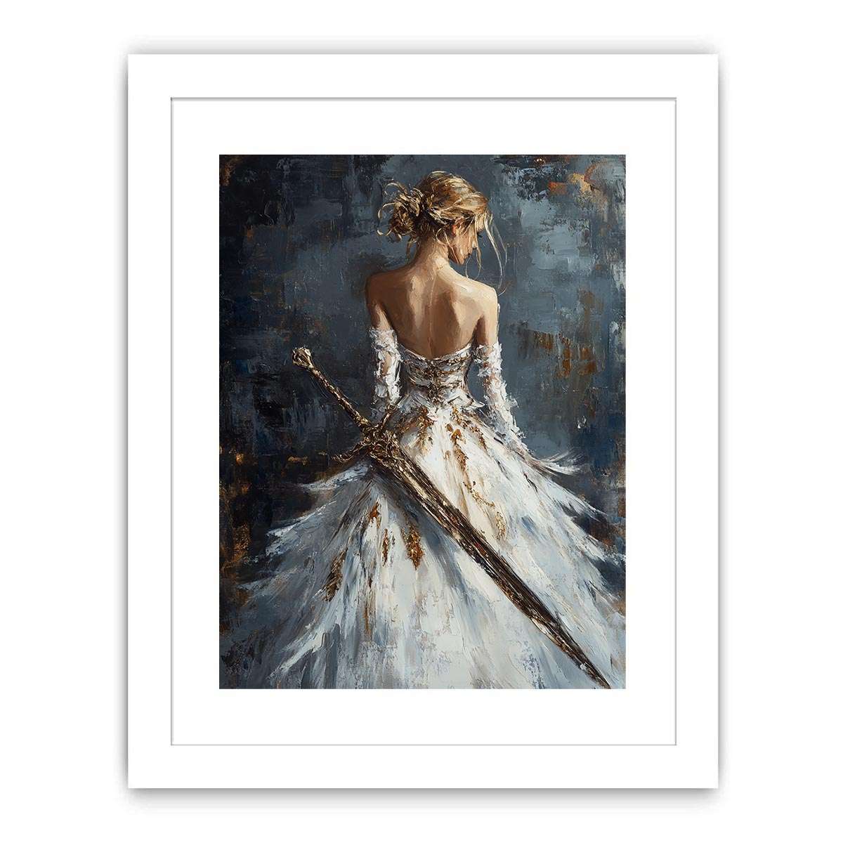 Lady Justice Canvas Painting 