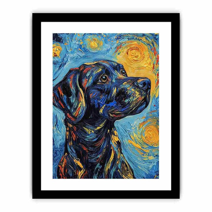 Dog Canvas Painting 