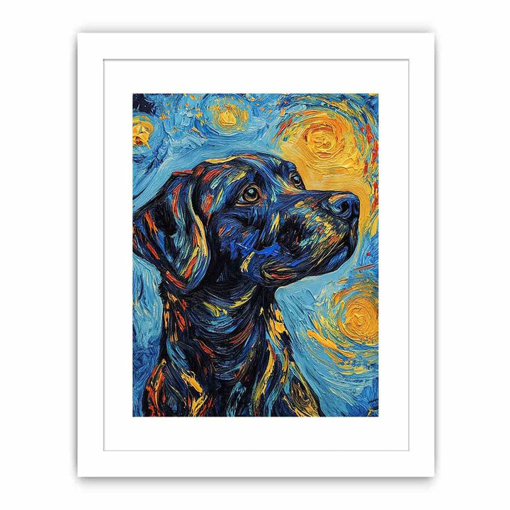 Dog Canvas Painting 