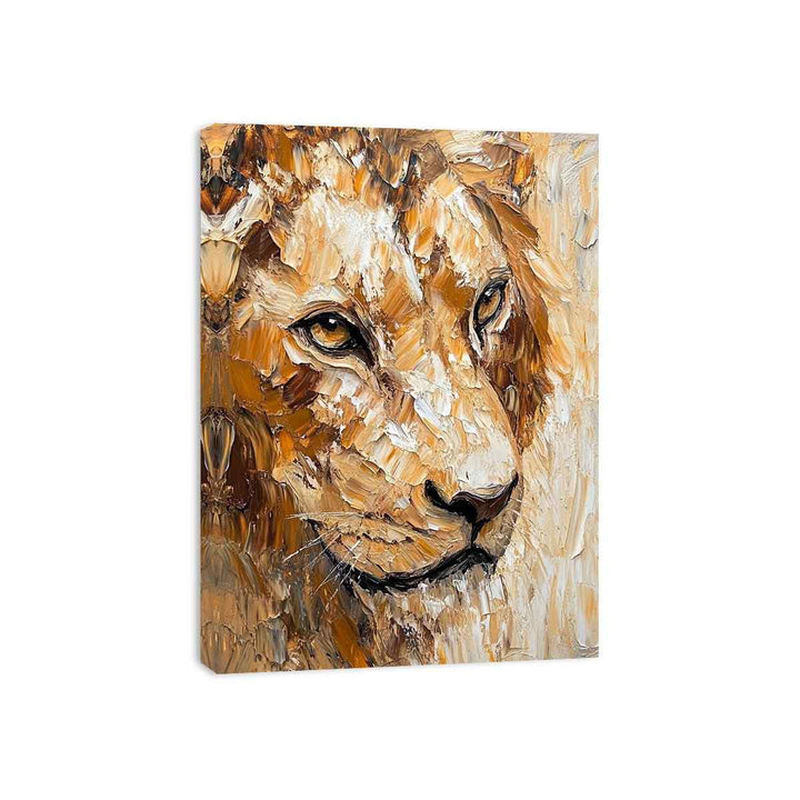 King of Beasts Canvas Painting 