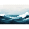 Ocean Waves  Oil Painting 