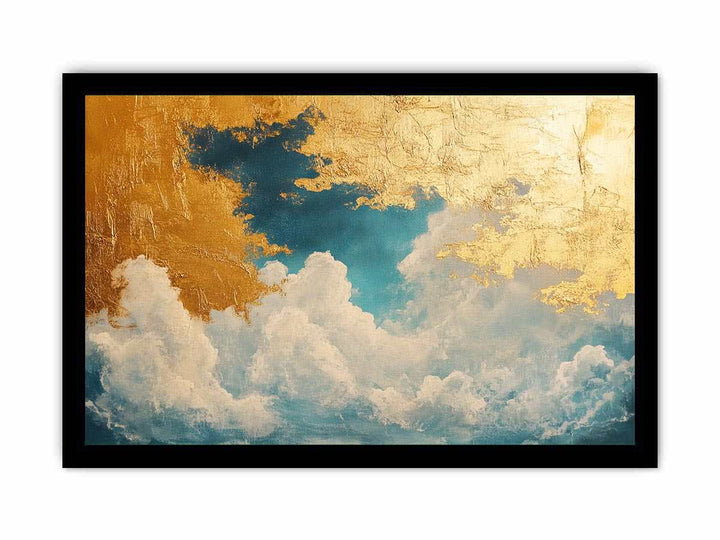 Gold SKy Canvas Painting 