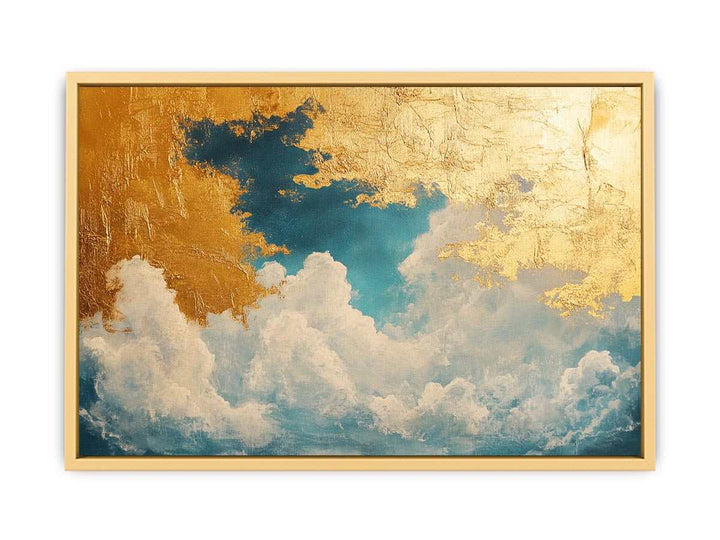 Gold SKy Canvas Painting 