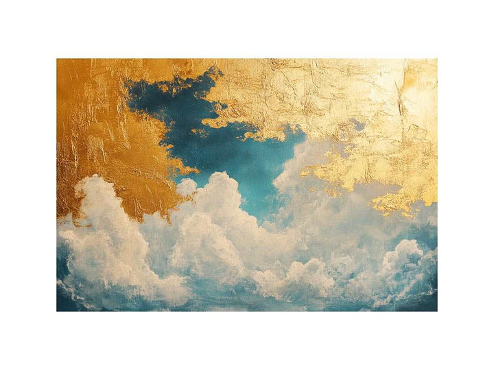 Gold SKy Oil Painting