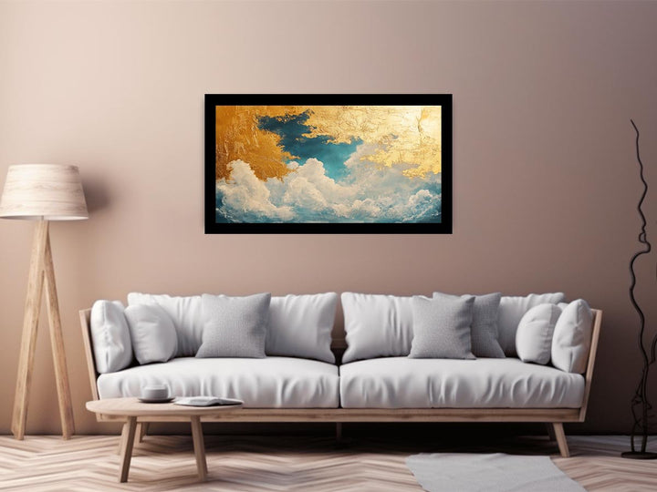 Gold SKy Canvas Painting 