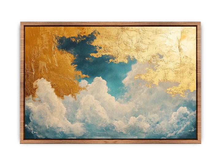 Gold SKy Canvas Painting 