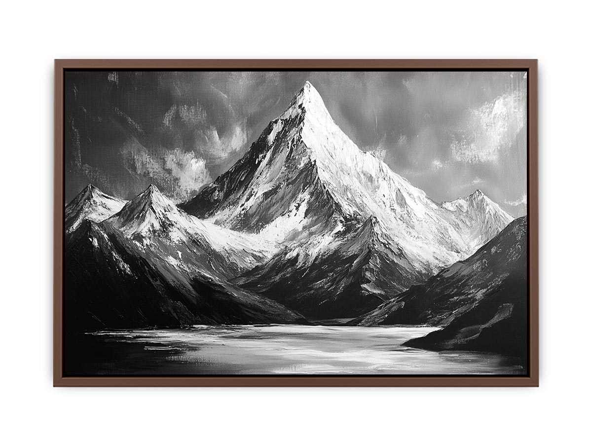Whispers of the Peaks Canvas Painting 