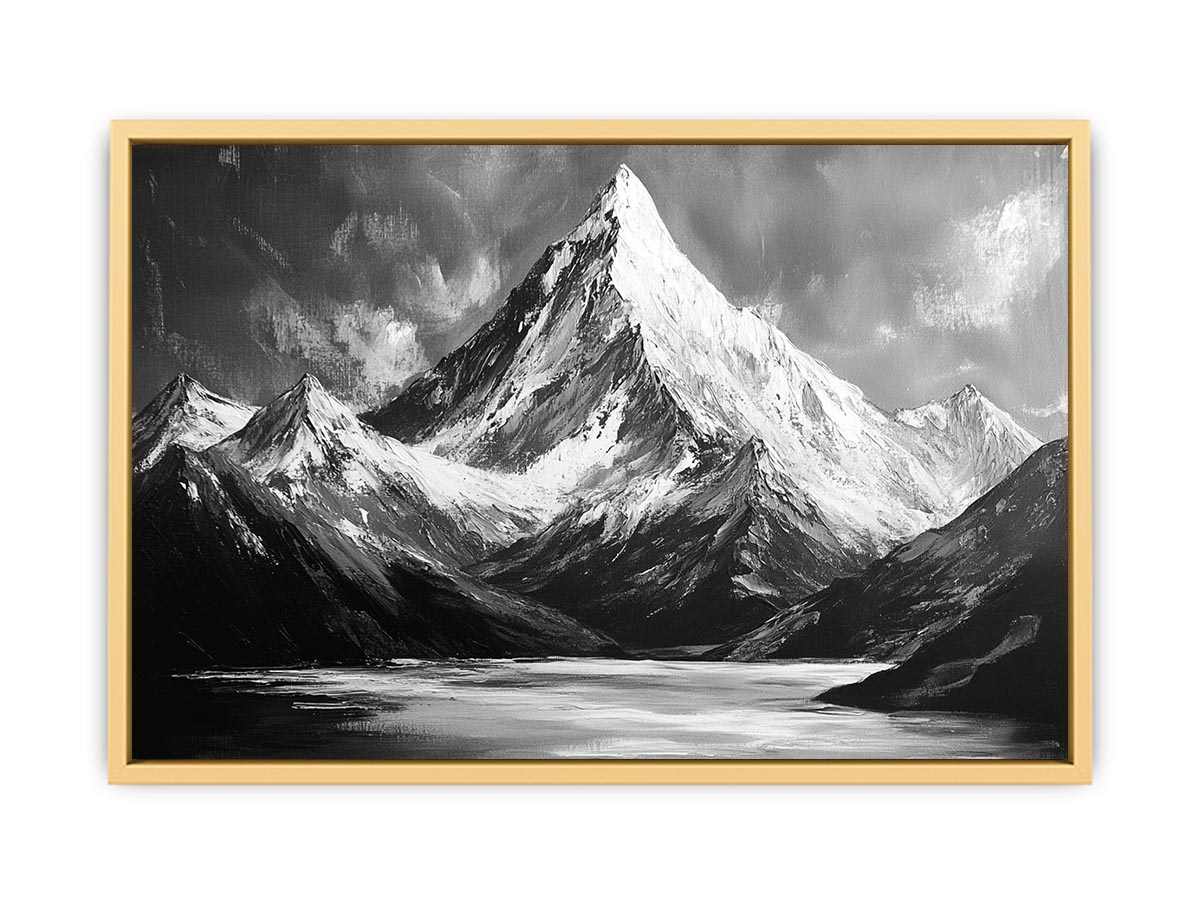 Whispers of the Peaks Canvas Painting 