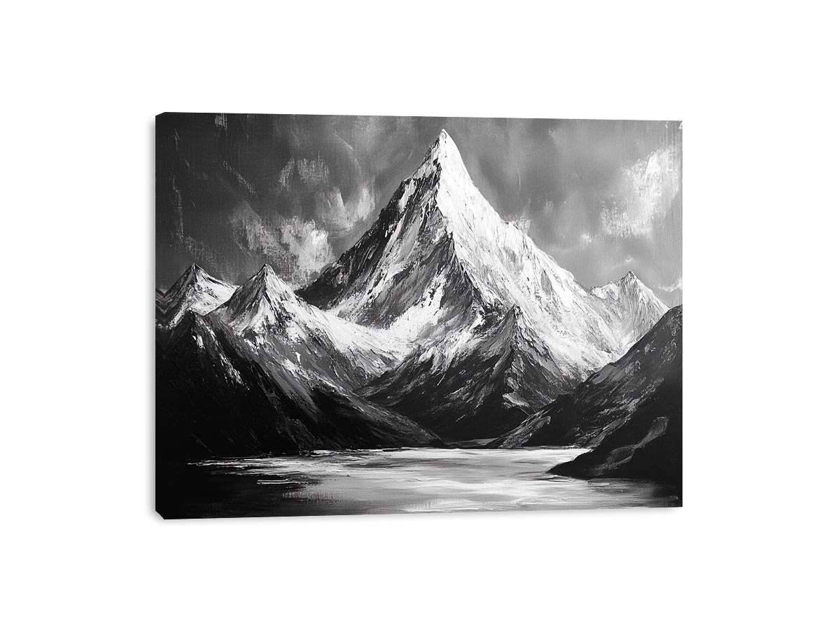Whispers of the Peaks Canvas Painting 