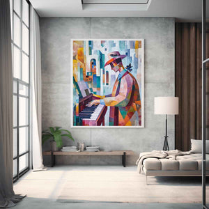 Melody in Motion Canvas Painting 