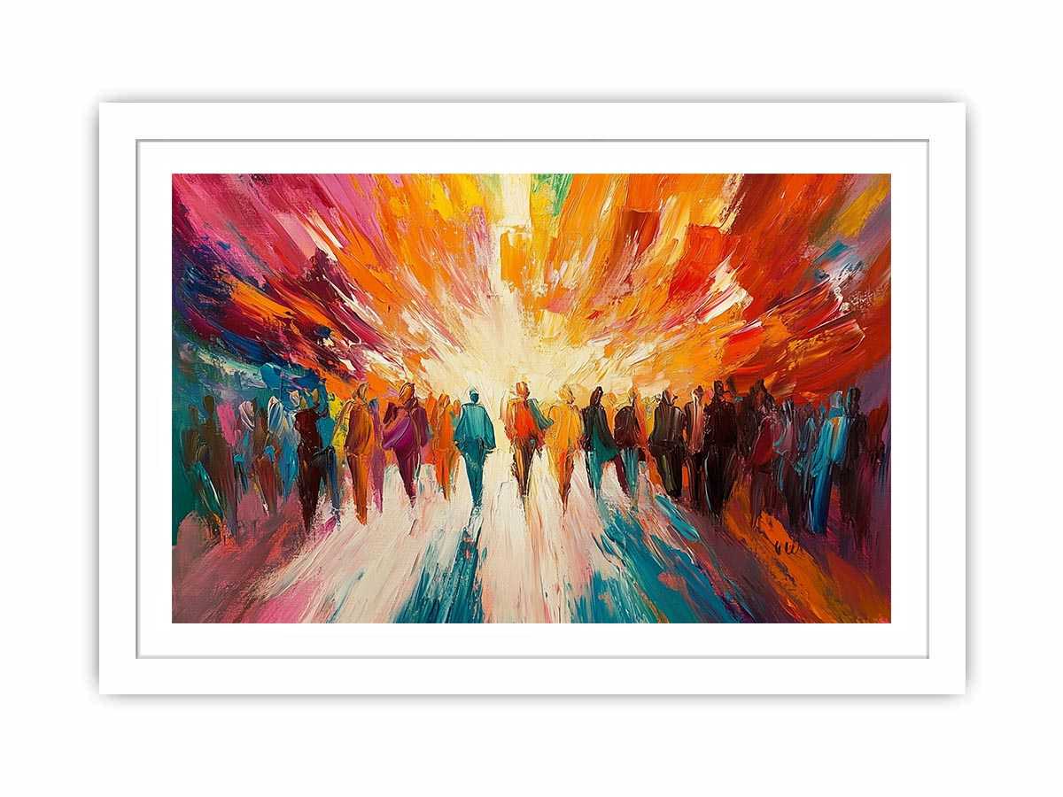 Urban Ballet Canvas Painting 