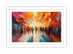 Urban Ballet Canvas Painting 