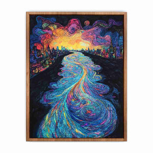 Thames river Canvas Painting 
