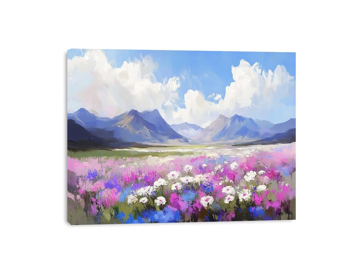 The Ethereal Garden Canvas Painting 