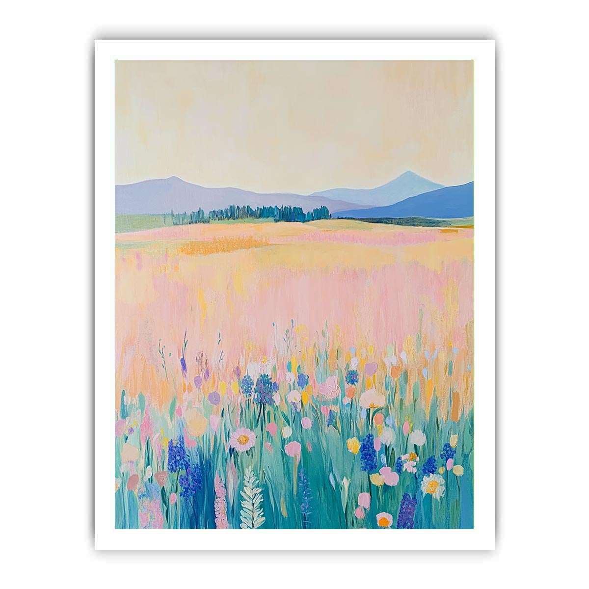 Fields of Serenity Canvas Painting 
