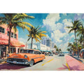 Miami  Oil Painting 
