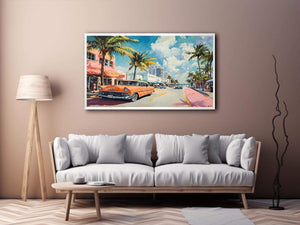 Miami Canvas Painting 