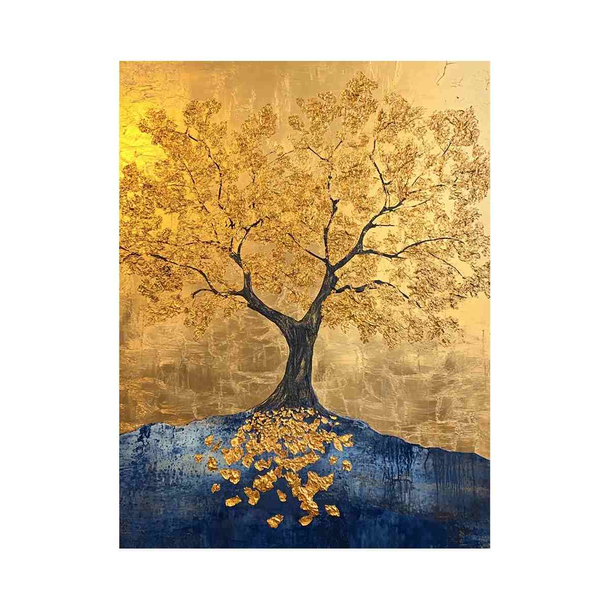 Gold Oil Painting