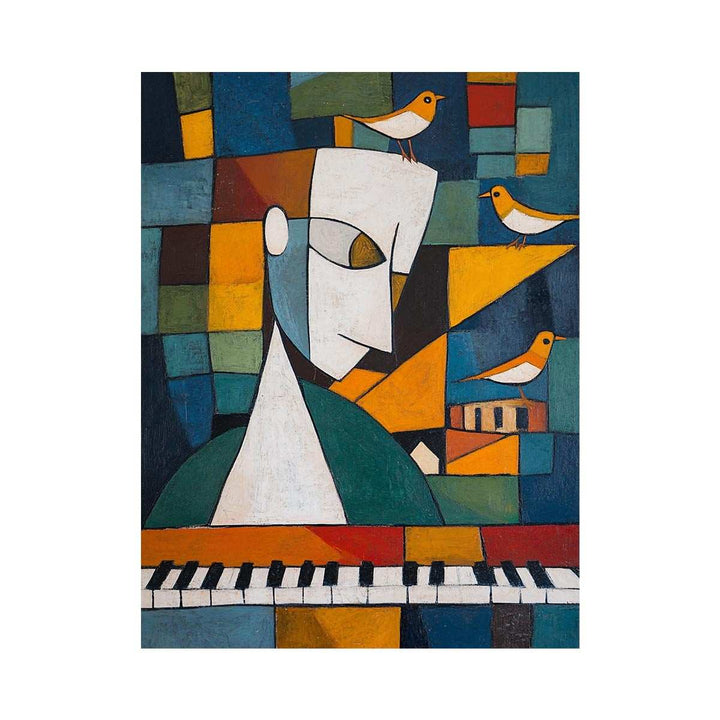 Musical Mind Oil Painting