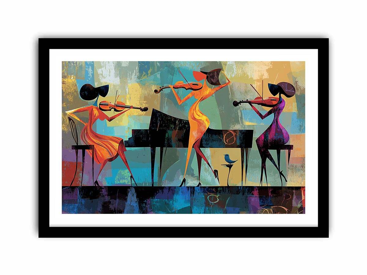 Stylish Attir Canvas Painting 