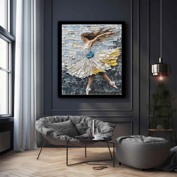 Ballerina Canvas Painting 