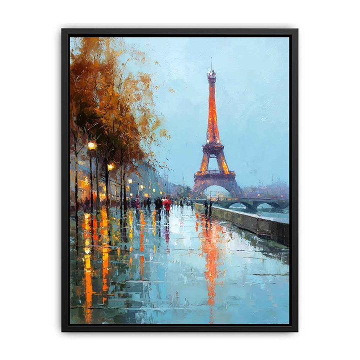 Parisian Sunset  Canvas Print