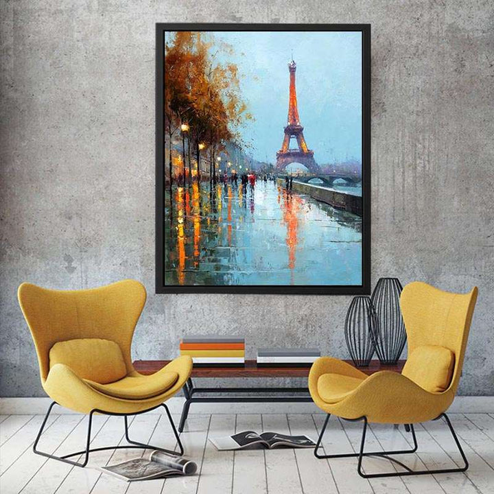 Parisian Sunset   Painting
