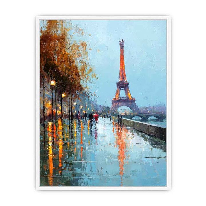 Parisian Sunset  Framed Print