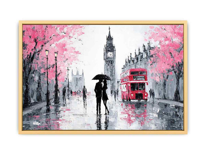 London Tower Romance  Streched canvas