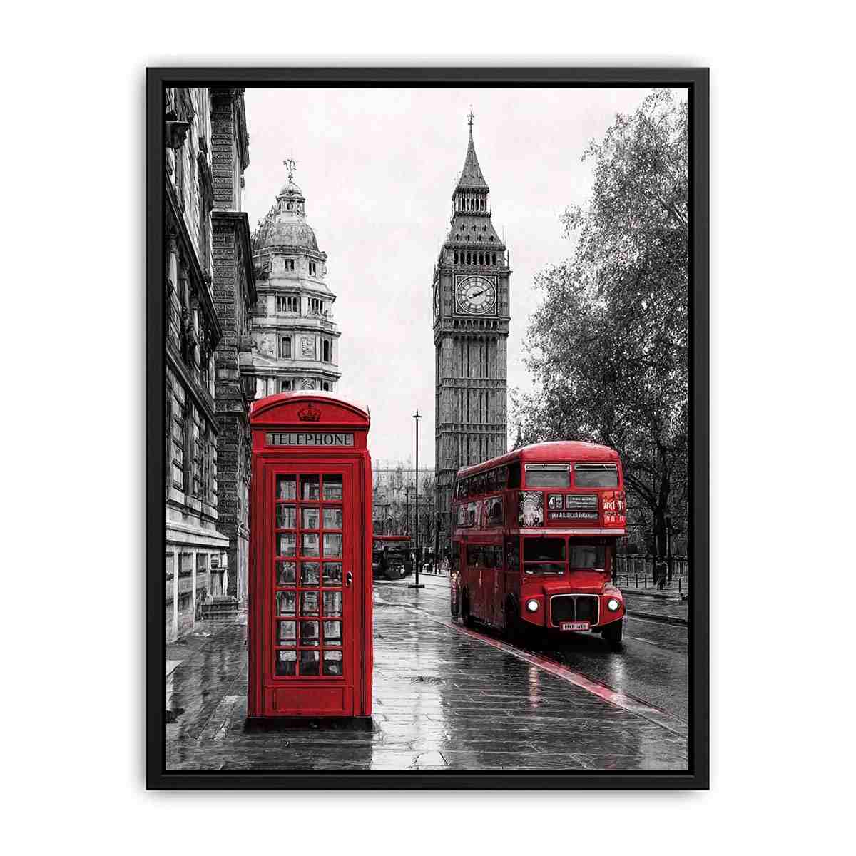 London Calling ��� Red Bus   Canvas Print