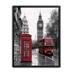 London Calling ��� Red Bus   Canvas Print