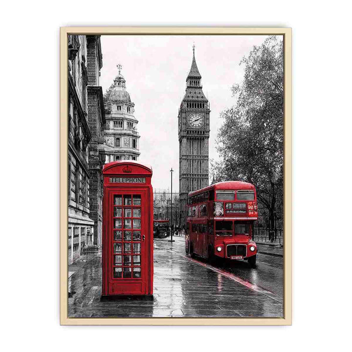 London Calling – Red Bus   Art Print