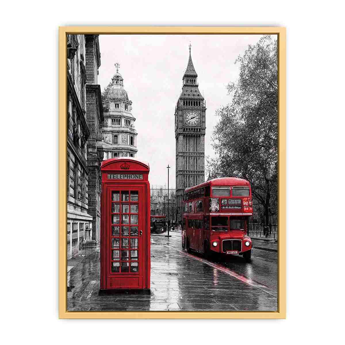 London Calling ��� Red Bus Streched canvas