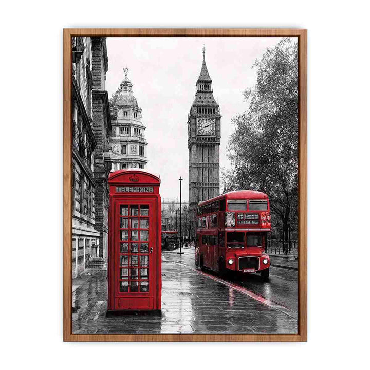 London Calling – Red Bus  Poster