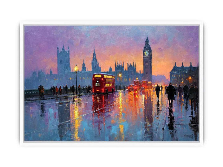 Classic London Street  Framed Print