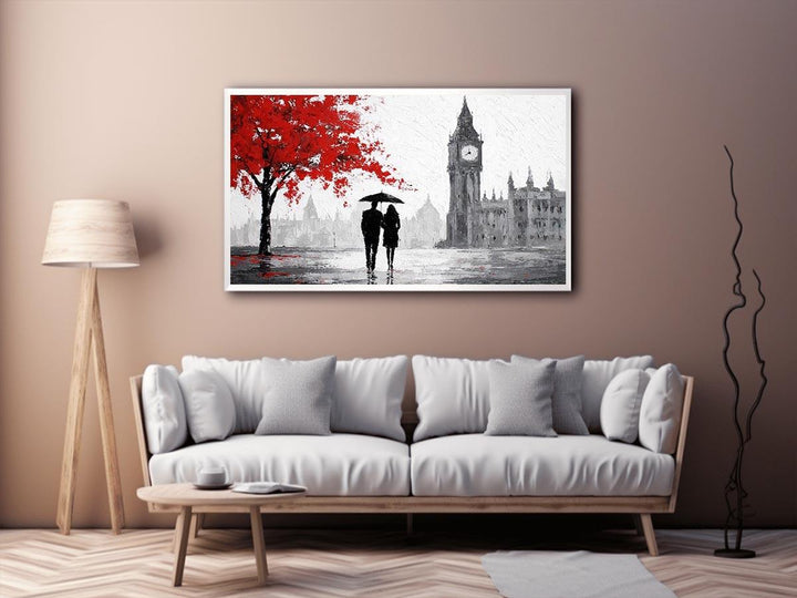 London Tower Romance Canvas Print