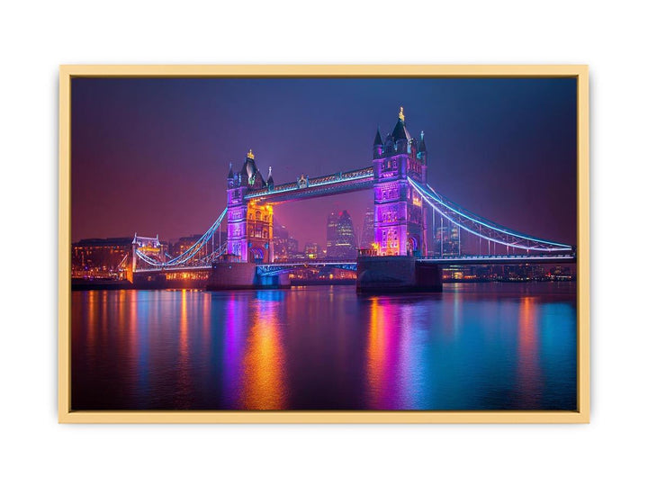 London Bridge in Lights  Streched canvas