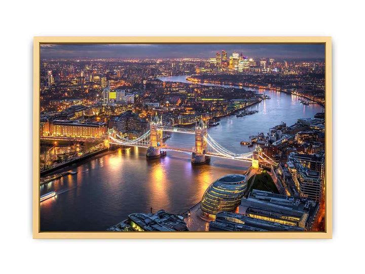 London Bridge Skyline  Streched canvas