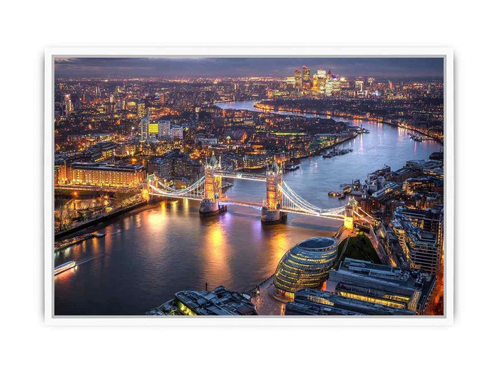 London Bridge Skyline Framed Print