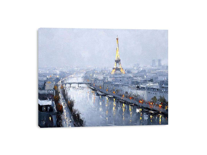 Paris Skyline  Framed Print