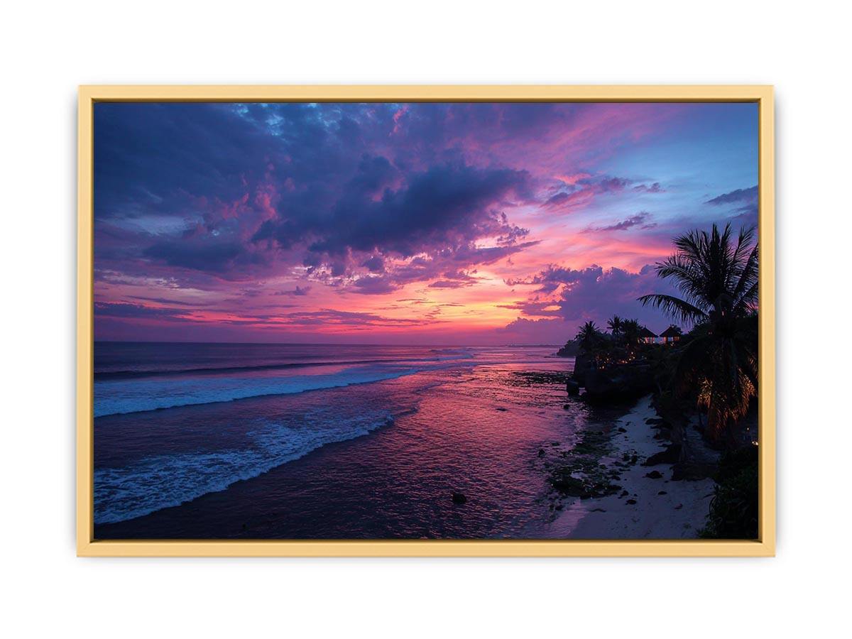Bali Sunset  Streched canvas