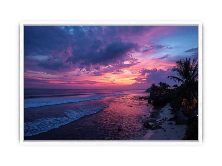 Bali Sunset Framed Print