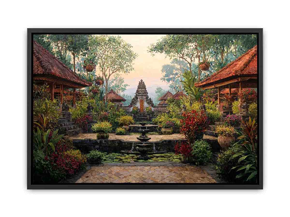 Bali Garden  Canvas Print