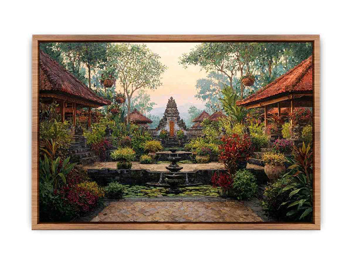 Bali Garden Poster